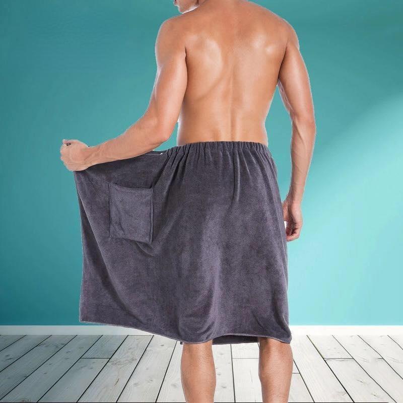 1Pc Men's Soft Polyester Bath  - Beach Towel Large recension och pris